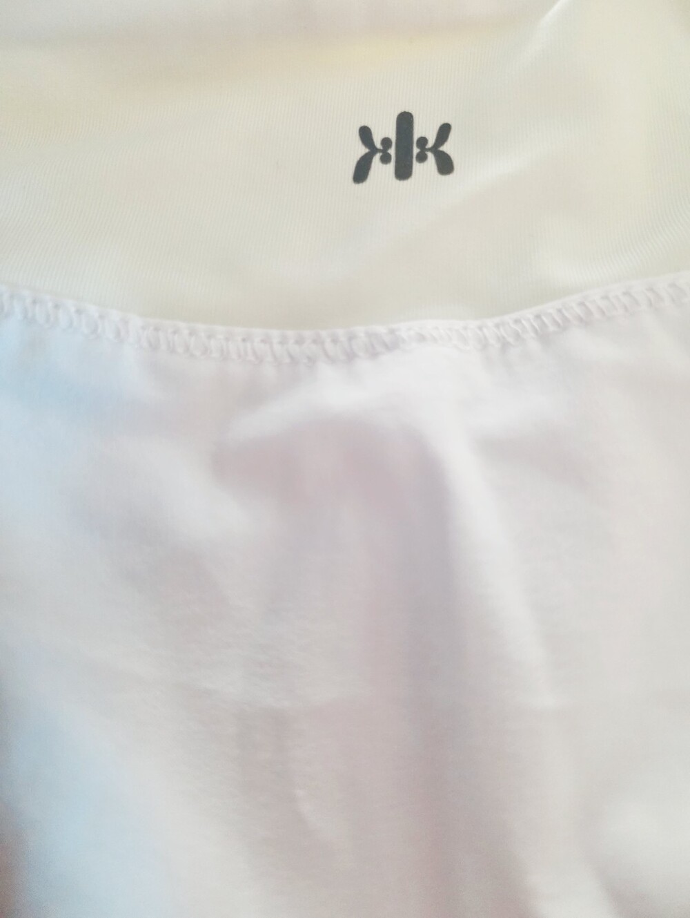 Kyodan White Athletic Golf Tennis Skort Neon Yellow Stitching Size Medium M - Picture 5 of 5